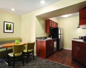 Kitchen area at Hyatt House Pleasanton.
