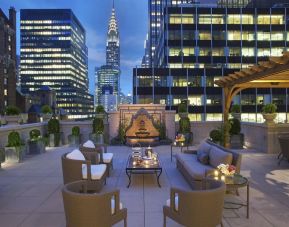 Rooftop views at InterContinental New York Barclay.