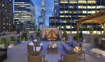 Rooftop views at InterContinental New York Barclay.