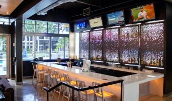 Hotel bar at Aloft Miami Doral.
