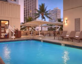 Outdoor pool at Hyatt Place Waikiki Beach.