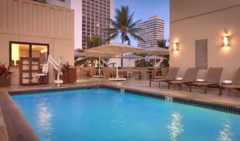 Outdoor pool at Hyatt Place Waikiki Beach.