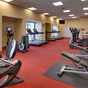 Fitness center at Hyatt Place Waikiki Beach.