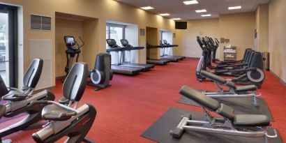 Fitness center at Hyatt Place Waikiki Beach.