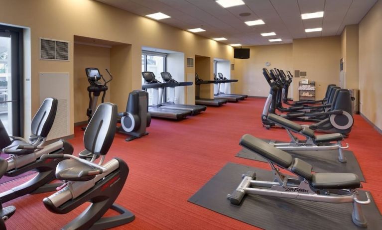 Fitness center at Hyatt Place Waikiki Beach.