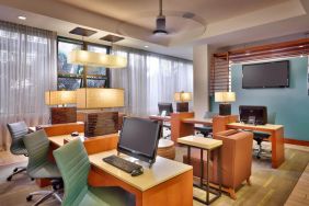 Business center at Hyatt Place Waikiki Beach.