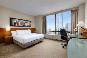 Spacious king room with work station at Millennium Downtown New York.