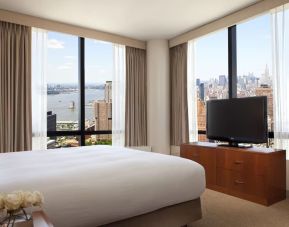 King room with TV at Millennium Downtown New York.