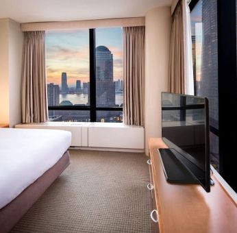 Day use room with city views at Millennium Downtown New York.