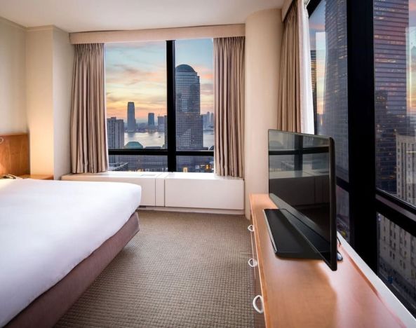 Day use room with city views at Millennium Downtown New York.