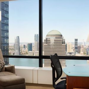 Day room equipped with business desk at Millennium Downtown New York.