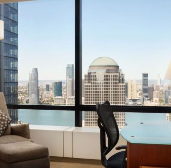 Day room equipped with business desk at Millennium Downtown New York.