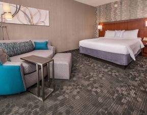 Spacious king room at Courtyard Dulles Airport Chantilly.