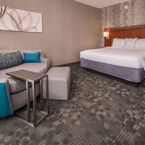 Spacious king room at Courtyard Dulles Airport Chantilly.