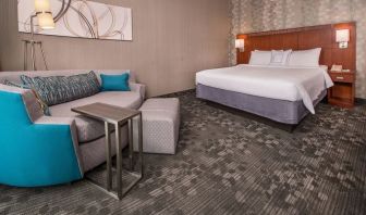 Spacious king room at Courtyard Dulles Airport Chantilly.