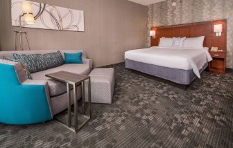 Spacious king room at Courtyard Dulles Airport Chantilly.