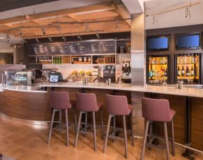 Hotel bar area at Courtyard Dulles Airport Chantilly.