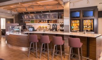 Hotel bar area at Courtyard Dulles Airport Chantilly.