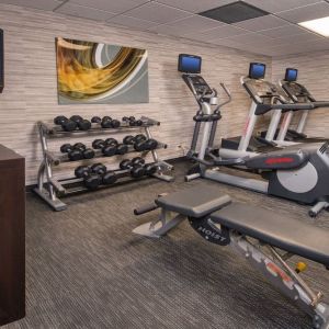 Fitness center available at Courtyard Dulles Airport Chantilly.