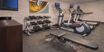 Fitness center available at Courtyard Dulles Airport Chantilly.