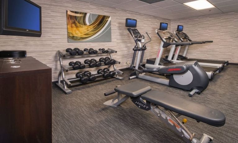 Fitness center available at Courtyard Dulles Airport Chantilly.