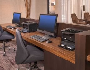 Business center at Courtyard Dulles Airport Chantilly.