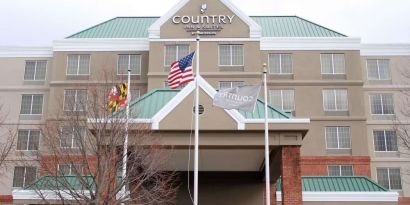 Hotel exterior at Country Inn & Suites By Radisson, BWI Airport.