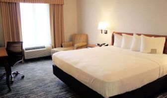 Romantic king room at Country Inn & Suites By Radisson, BWI Airport.