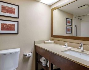 Guest bathroom at Comfort Suites Baymeadows Near Butler Blvd.