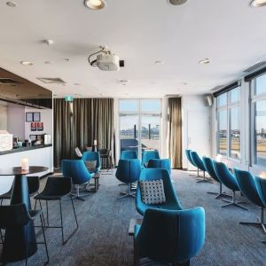 Hotel bar at Rydges Sydney Airport Hotel.