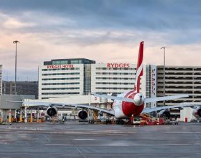 Hotel airport view at Rydges Sydney Airport Hotel.