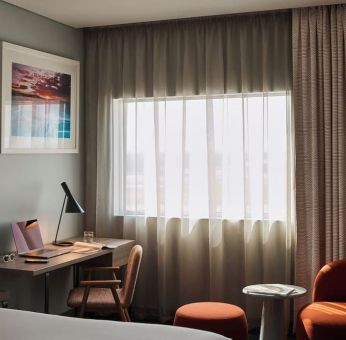 Day use room with work station at Rydges Sydney Airport Hotel.