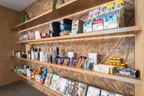 Snack bar and convenience store at Rydges Sydney Airport Hotel.