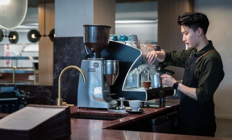 Coffee bar at Rydges Sydney Airport Hotel.