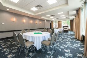 Professional meeting room at Holiday Inn Express Edmonton Downtown.