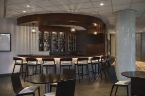 Hotel bar at Washington Dulles Marriott Suites.