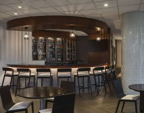 Hotel bar at Washington Dulles Marriott Suites.