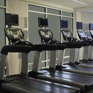 Fitness center at Washington Dulles Marriott Suites.