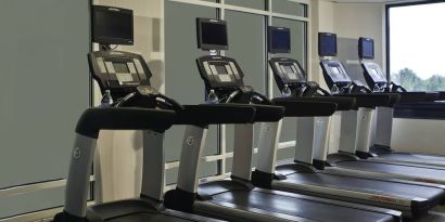 Fitness center at Washington Dulles Marriott Suites.