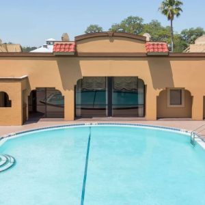 Outdoor pool at Days Inn By Wyndham St Augustine/Historic Downtown.