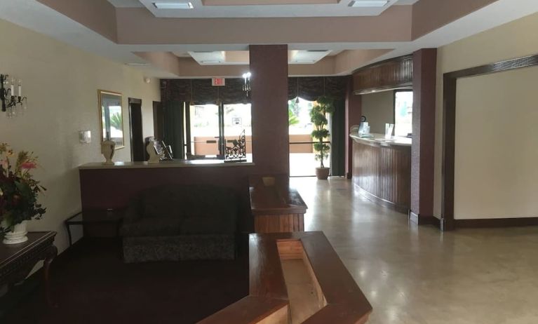 Lobby area at Days Inn By Wyndham St Augustine/Historic Downtown.