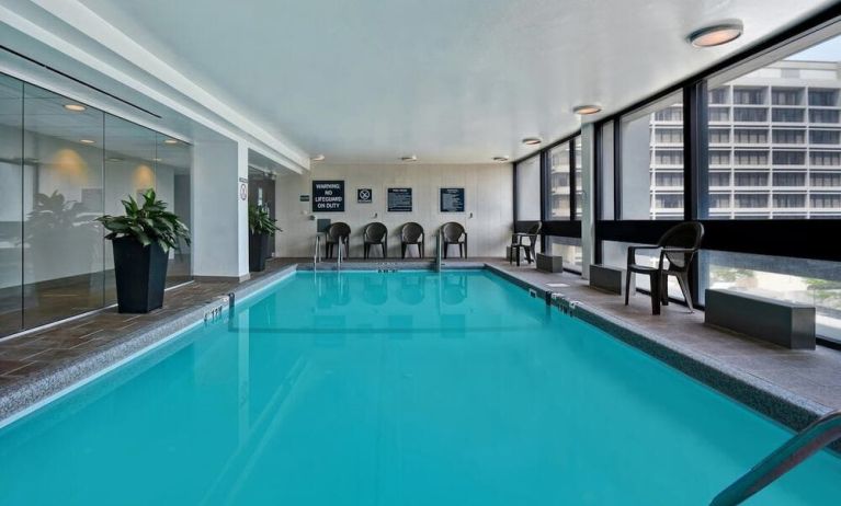 Relaxing indoor pool at Four Points By Sheraton Boston-Newton.