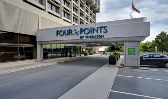 Hotel exterior at Four Points By Sheraton Boston-Newton.