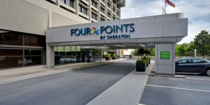 Hotel exterior at Four Points By Sheraton Boston-Newton.