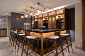 Hotel bar at Four Points By Sheraton Boston-Newton.