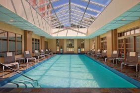 Relaxing indoor pool at Hyatt Regency Greenwich.