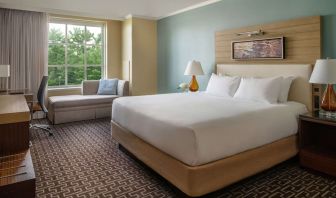 King room with natural light at Hyatt Regency Greenwich.