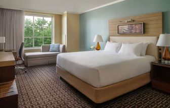 King room with natural light at Hyatt Regency Greenwich.