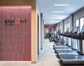 Fitness center available at Hyatt Regency Greenwich. 