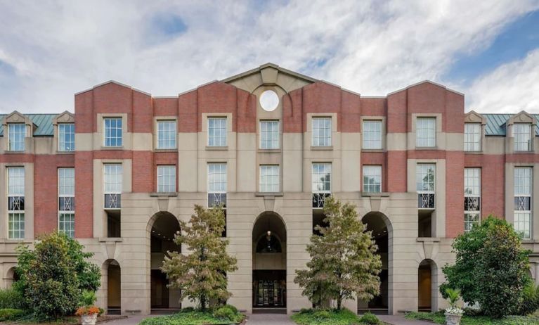 Hotel exterior at Hyatt Regency Greenwich.